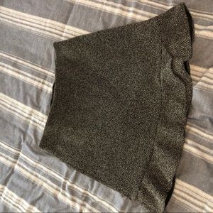 Loft Elastic Waist Ruffle Hem skirt